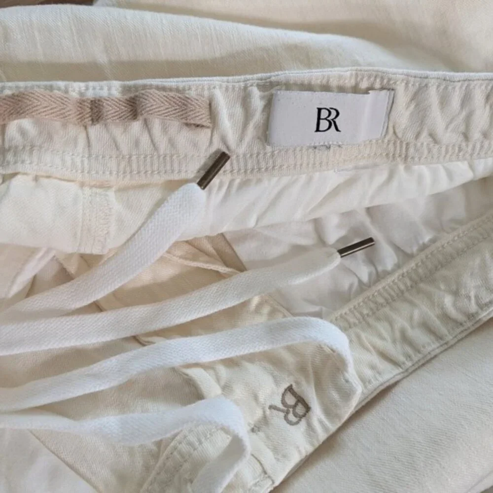 Banana‎ Republic Linen/Cotton Chinos Relaxed Fit Casual Pants